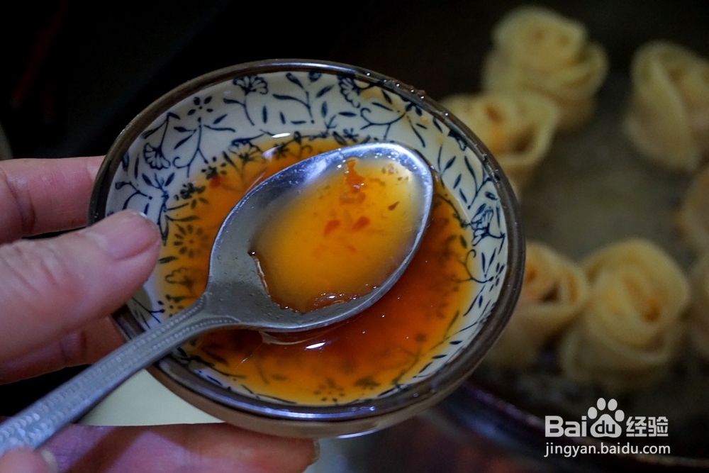 又酥又香的玫瑰花饺子