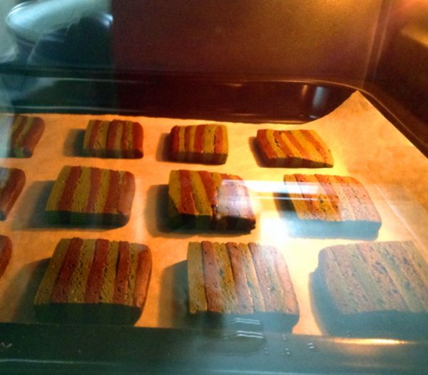 抹茶可可条纹曲奇