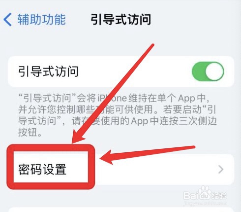 苹果引导式访问怎么设置面容ID