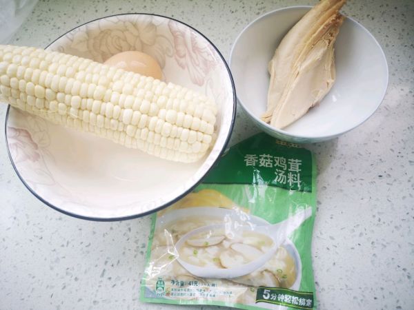 简易鸡茸玉米羹