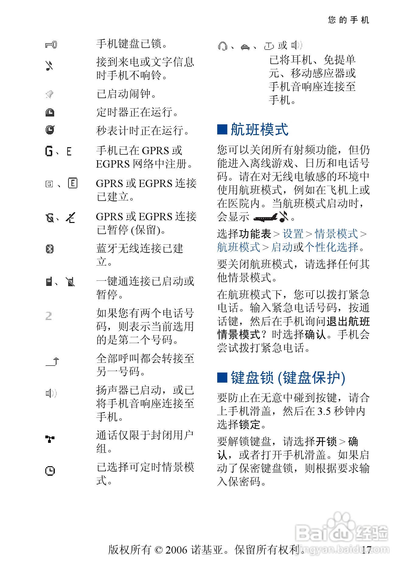 诺基亚5200手机使用说明书:[2]