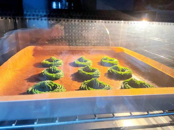 抹茶圣诞花环曲奇