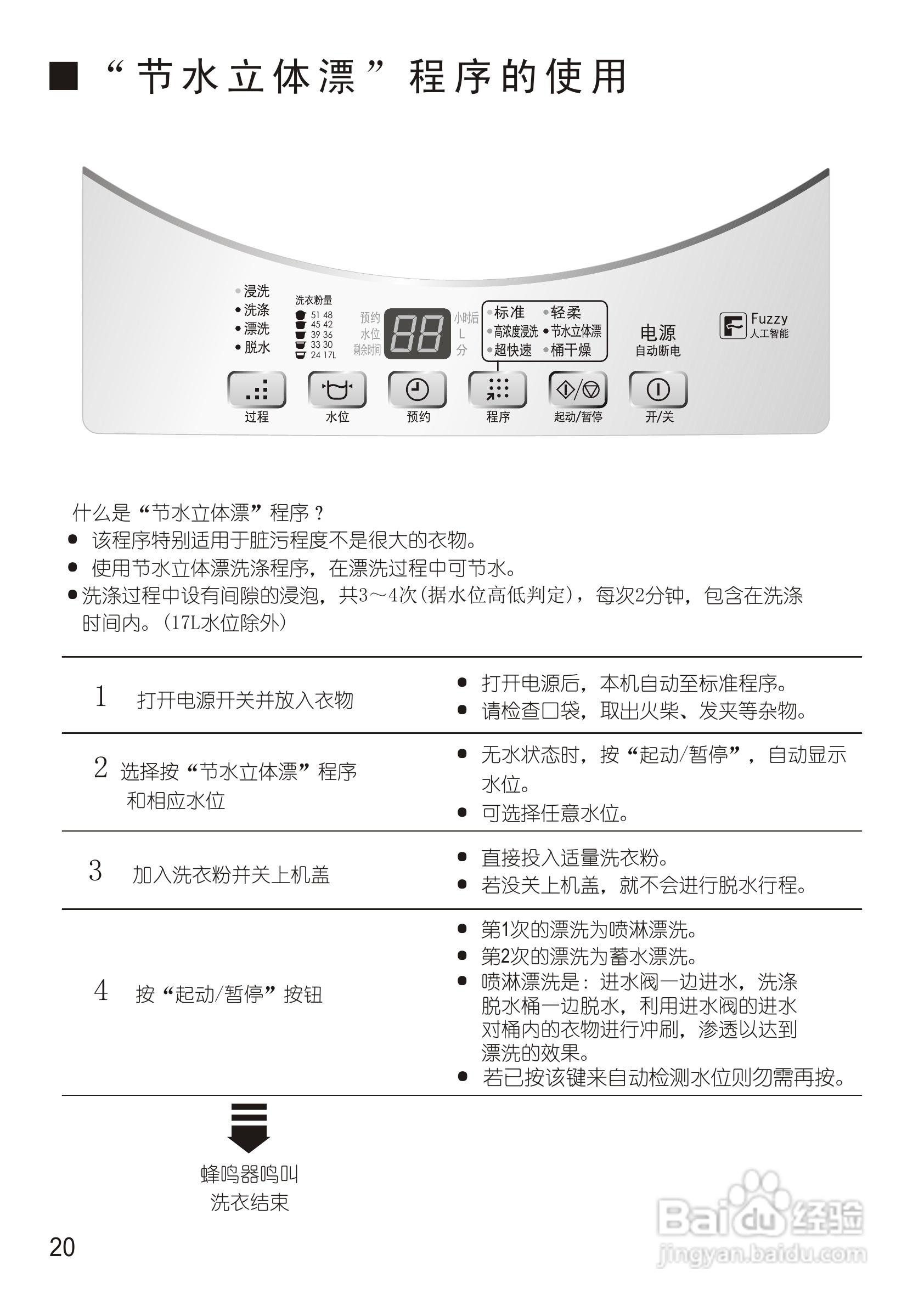 松下XQB55-Q525U洗衣机使用说明书:[2]