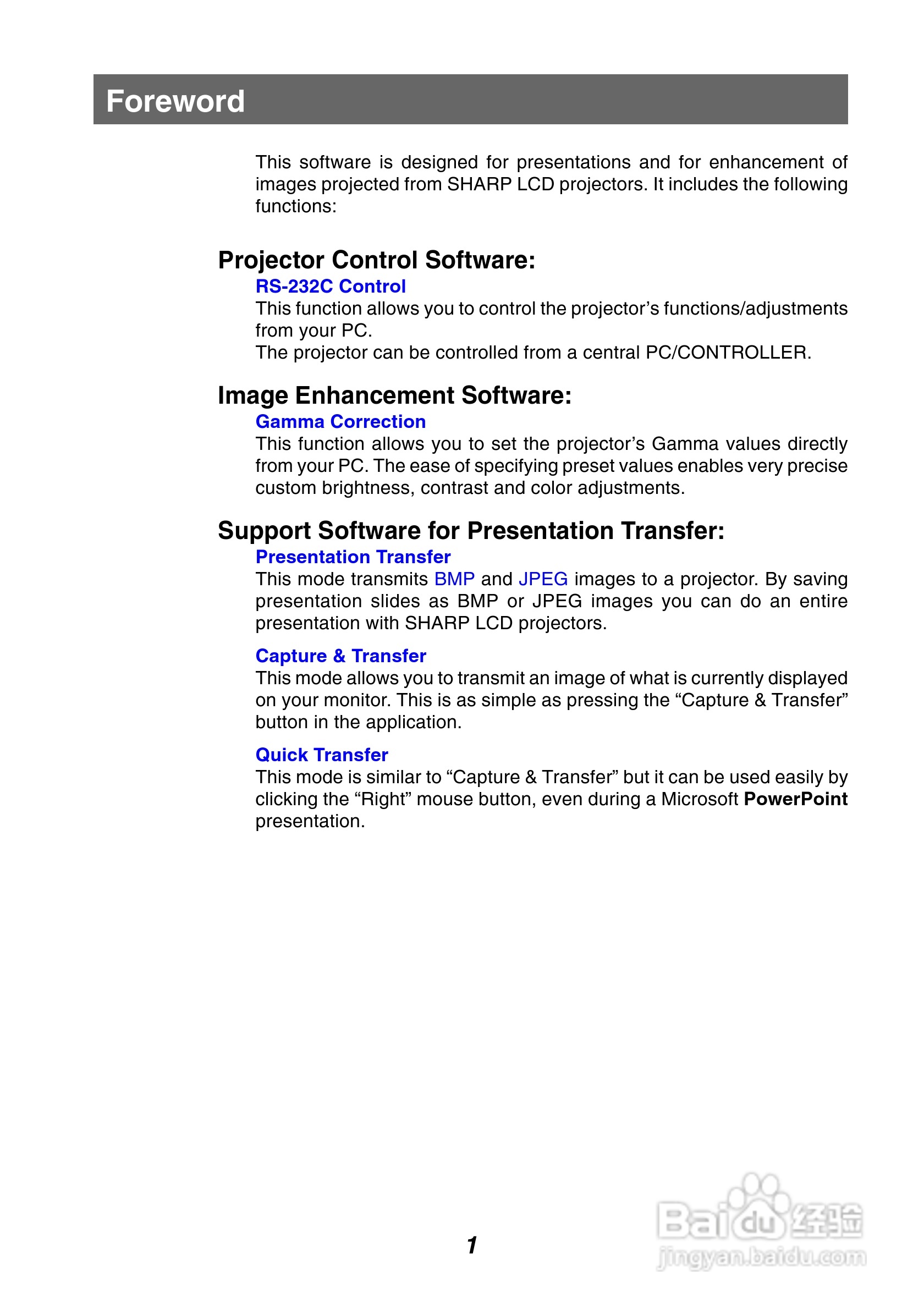 夏普XG-P10XE投影机使用说明书:[1]