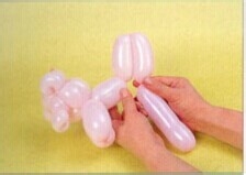 魔法气球造型教程系列之：[14]猪宝贝