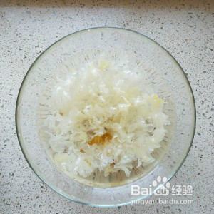 创意菜之星空银耳汤的做法