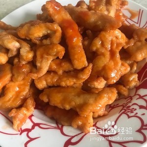 改造版的糖醋里脊（鸡肉）