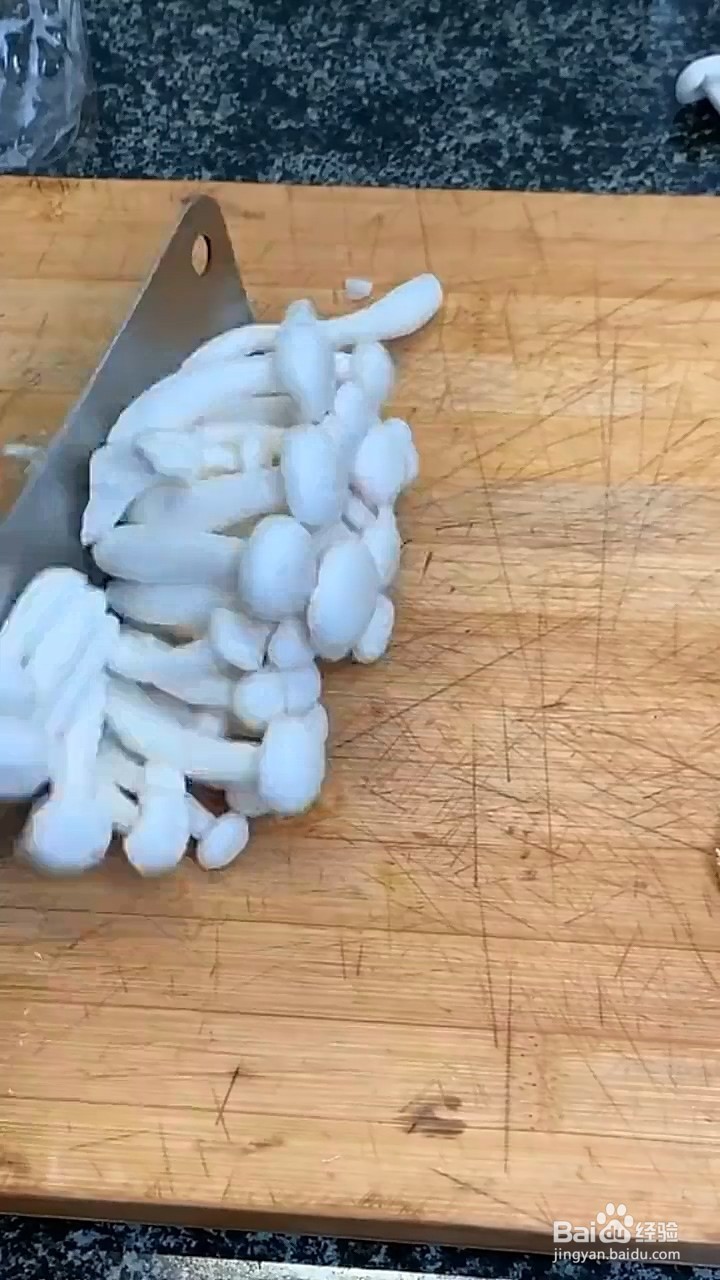 如何炒白玉菇？