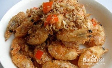 酥酥脆脆的补钙菜 面包糠椒盐北极虾