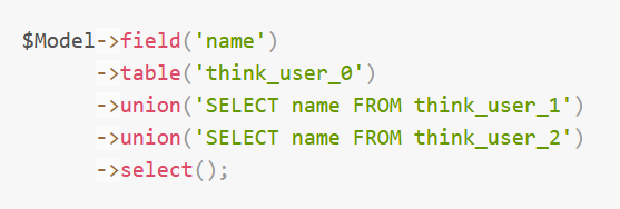 ThinkPHP数据库常见查询方法详解