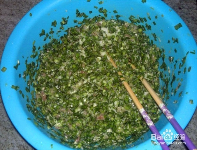 猪肉韭菜水饺制作全记录