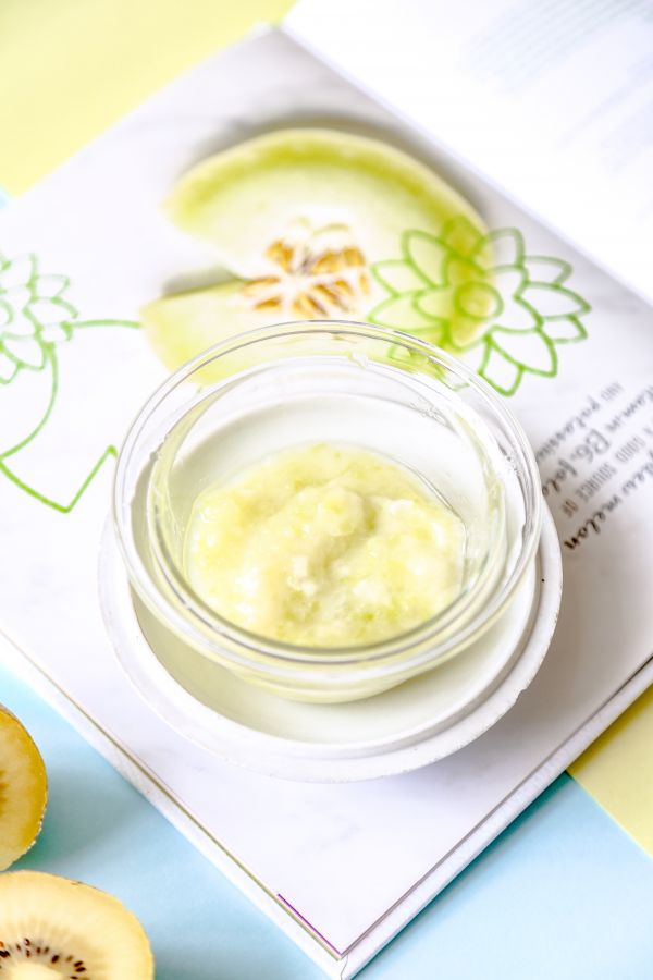 辅食日志 | 西葫芦泥米糊（6M+）