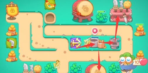 保卫萝卜4喜乐月饼节第8关攻略