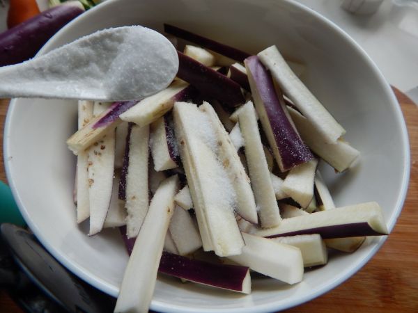 香辣茄子烧豆角