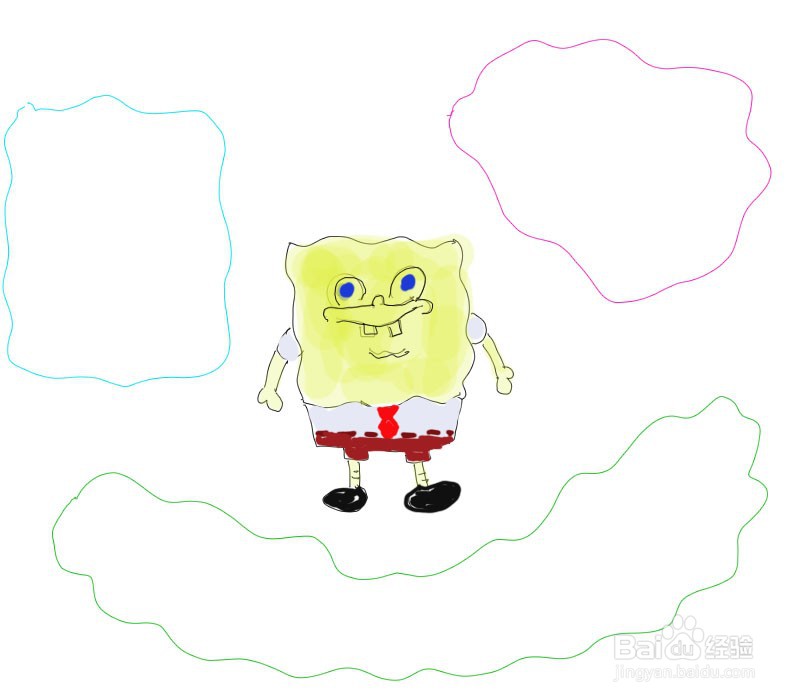 海绵宝宝手抄报