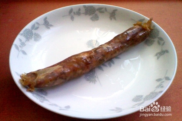 香肠油菜炒米饭------营养美味