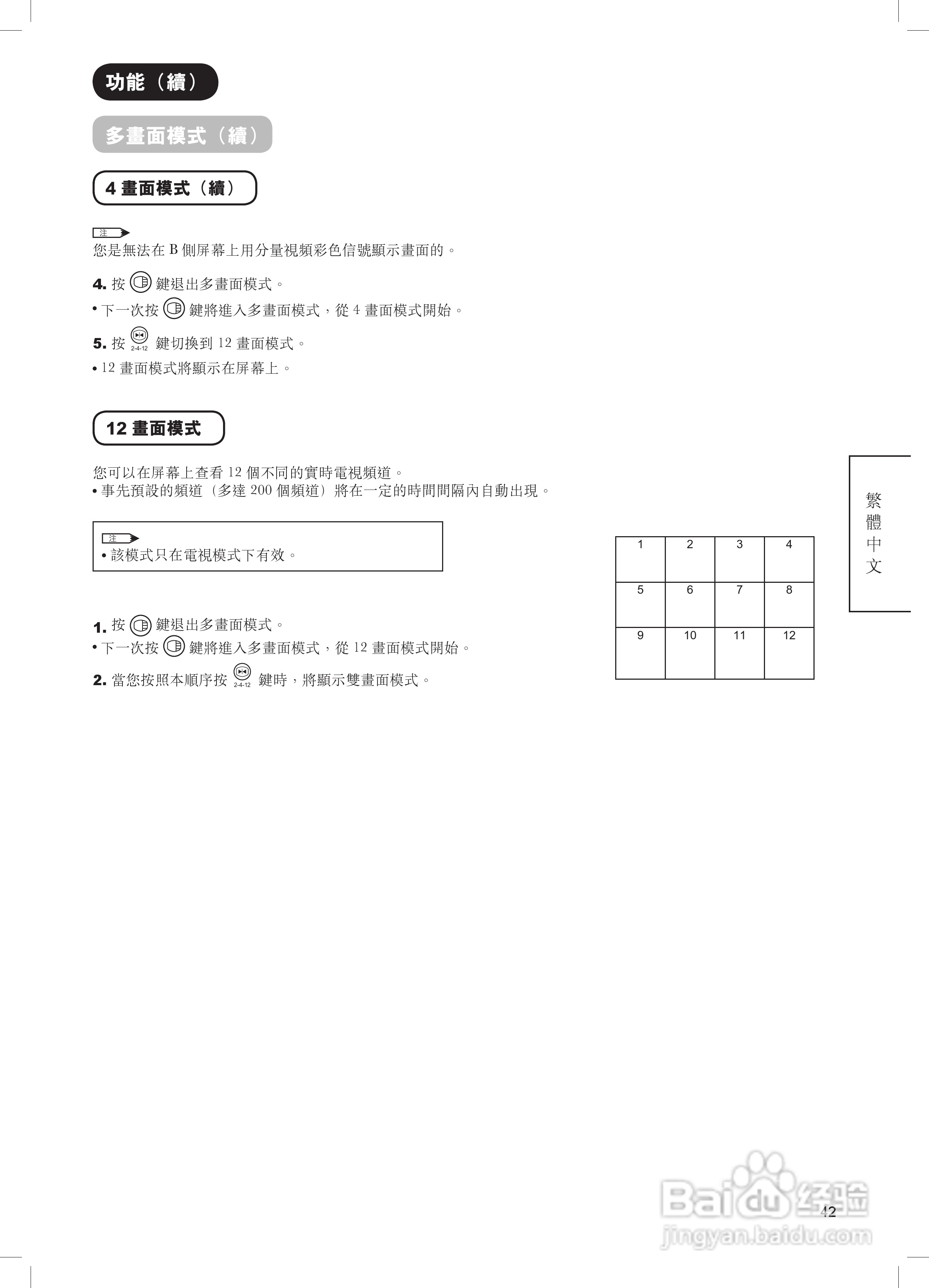 日立牌42PD8900TA型等离子电视机使用说明书:[5]