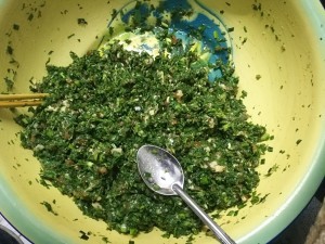 荠菜饺子的做法