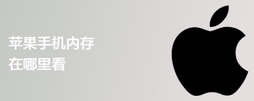 苹果手机内存在哪里看