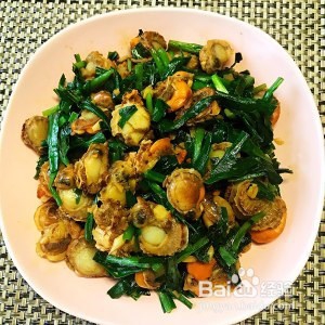 怎么做韭菜炒扇贝