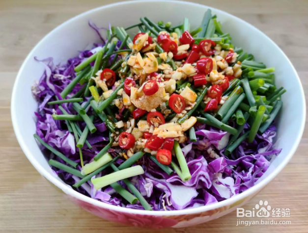 凉拌紫甘蓝，睡眠好帮手