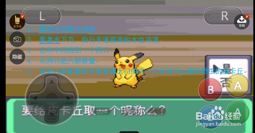 口袋妖怪漆黑的魅影皮卡丘在哪捕捉?