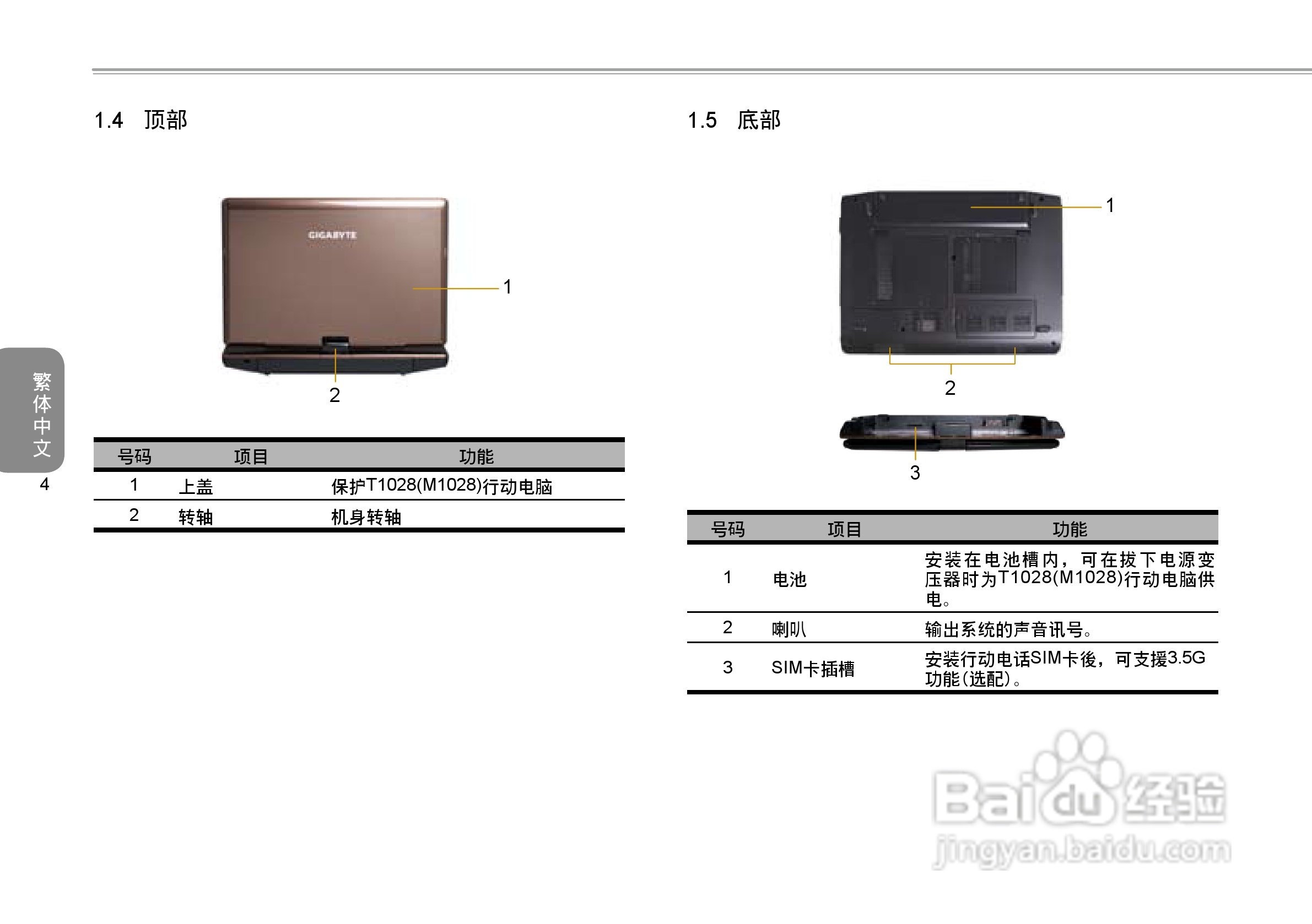 技嘉T1028笔记本电脑使用说明书:[2]