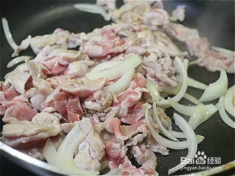 怎样做出家常菜系列之酱炒豆苗肉片