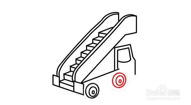 简笔画--飞机场云梯车怎么画