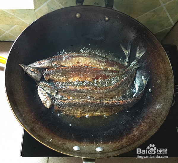 香辣秋刀鱼的制作方法