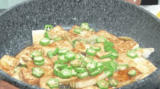 秋葵豆腐