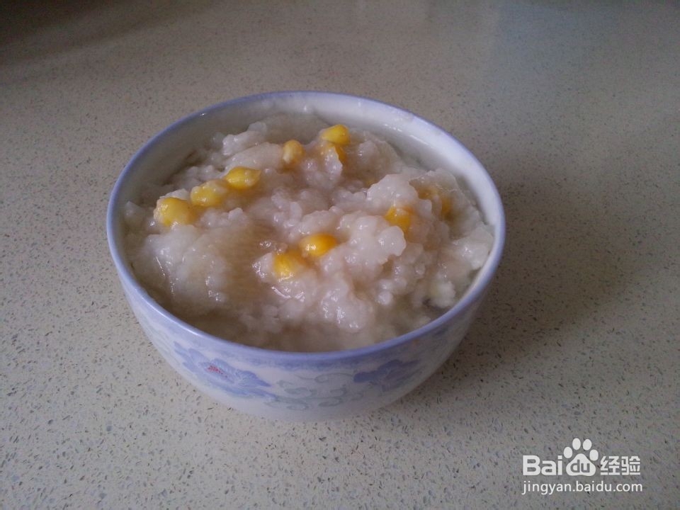 山药玉米粳米粥