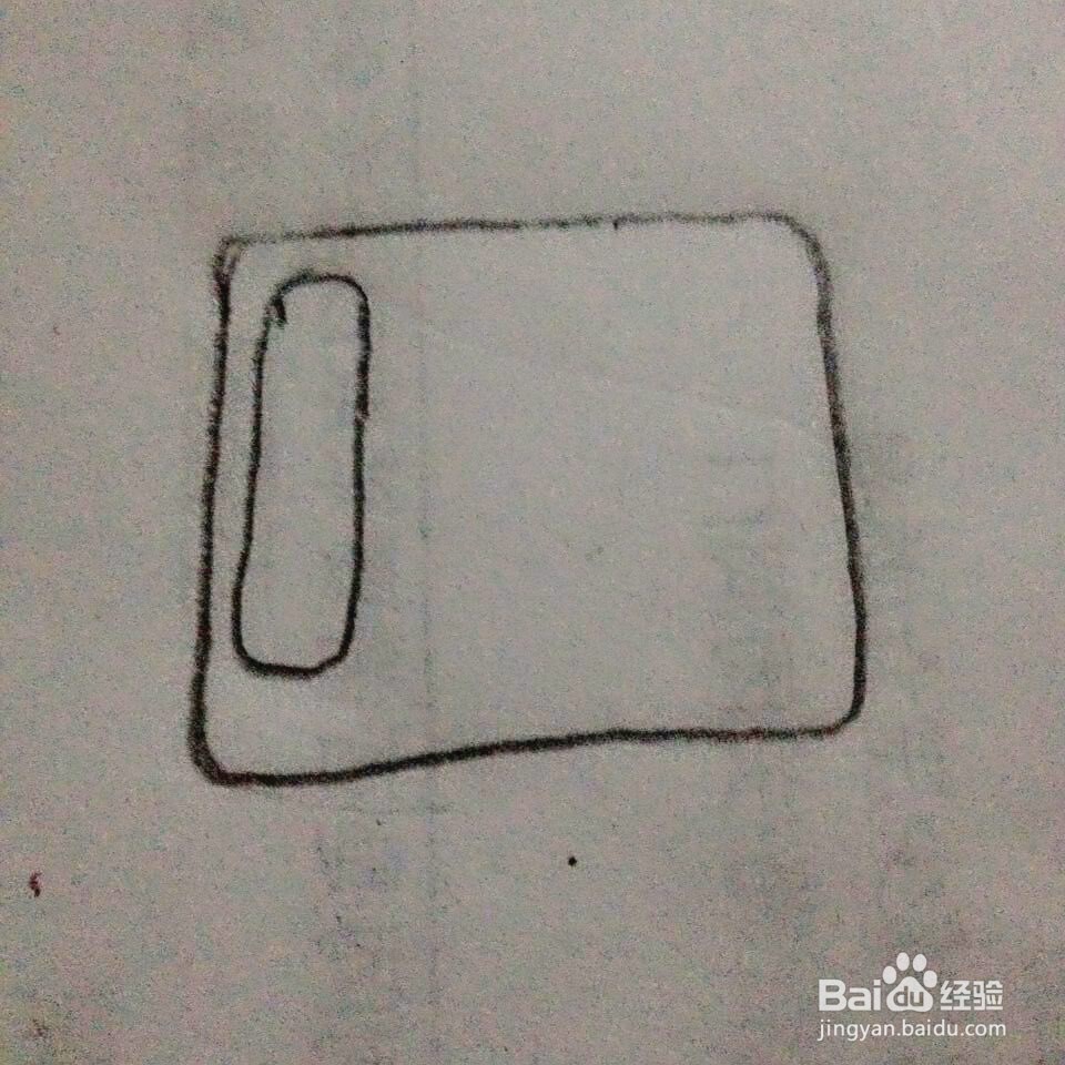 电话座机的简笔画法