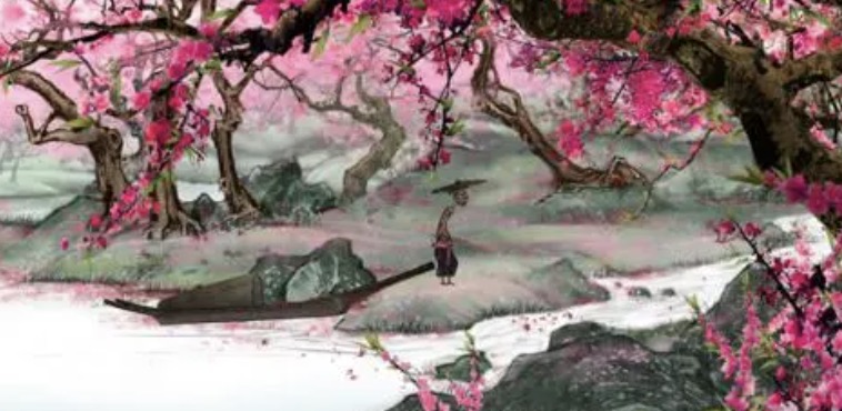 桃花源记第二段翻译是什么