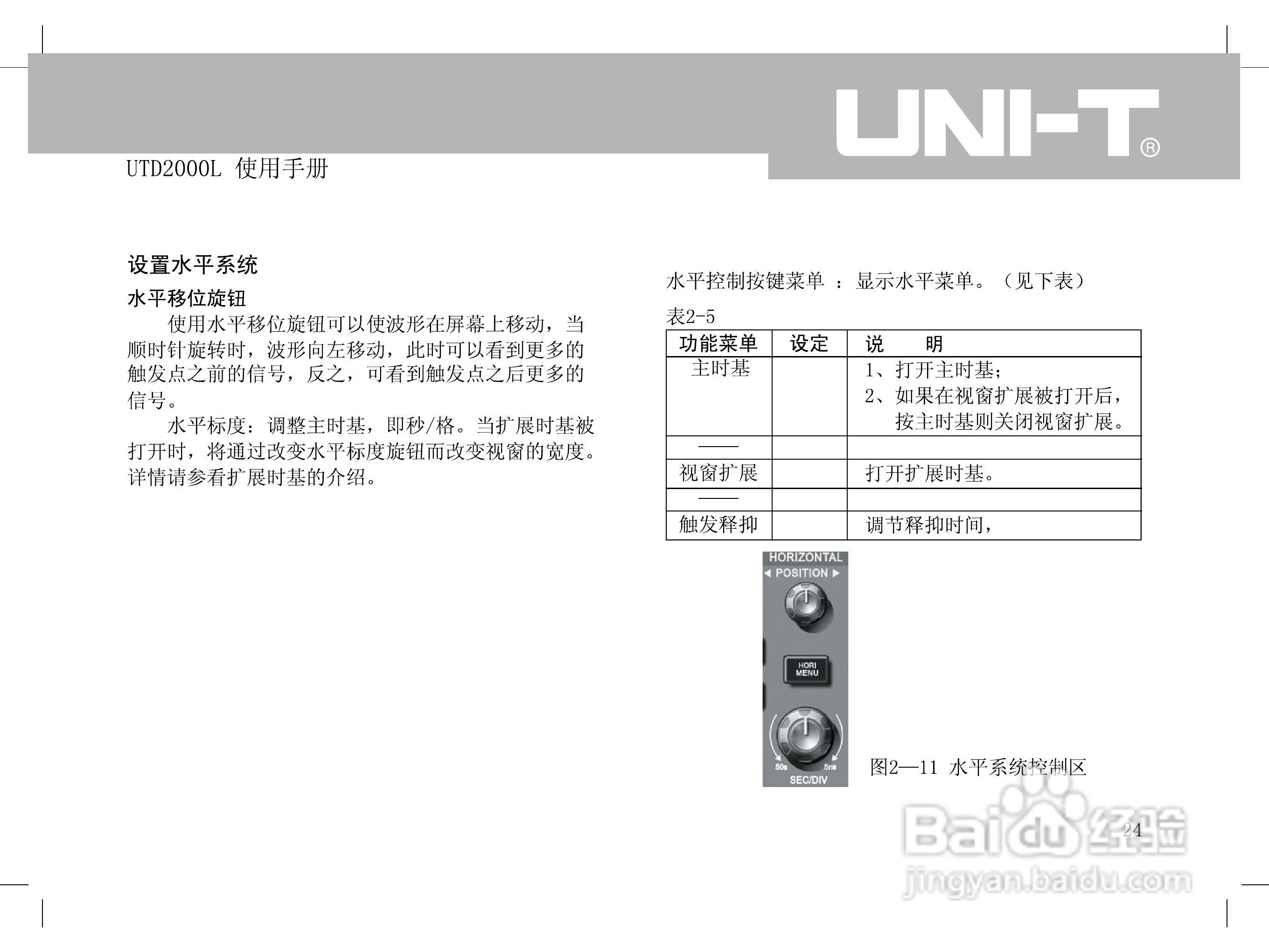 UTD2000L数字示波器使用手册:[4]