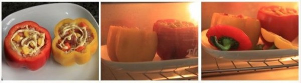 彩椒培根焗饭盅