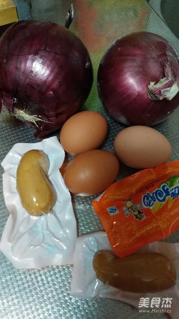 洋葱香肠炒鸡蛋