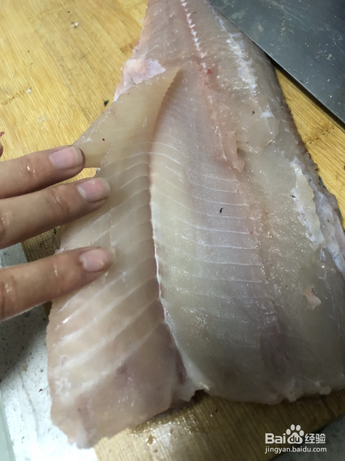 片鱼水煮鱼酸菜鱼卷卷的鱼片教程软妹子