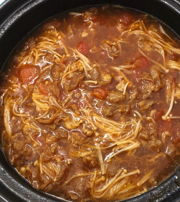 茄汁金针菇肥牛