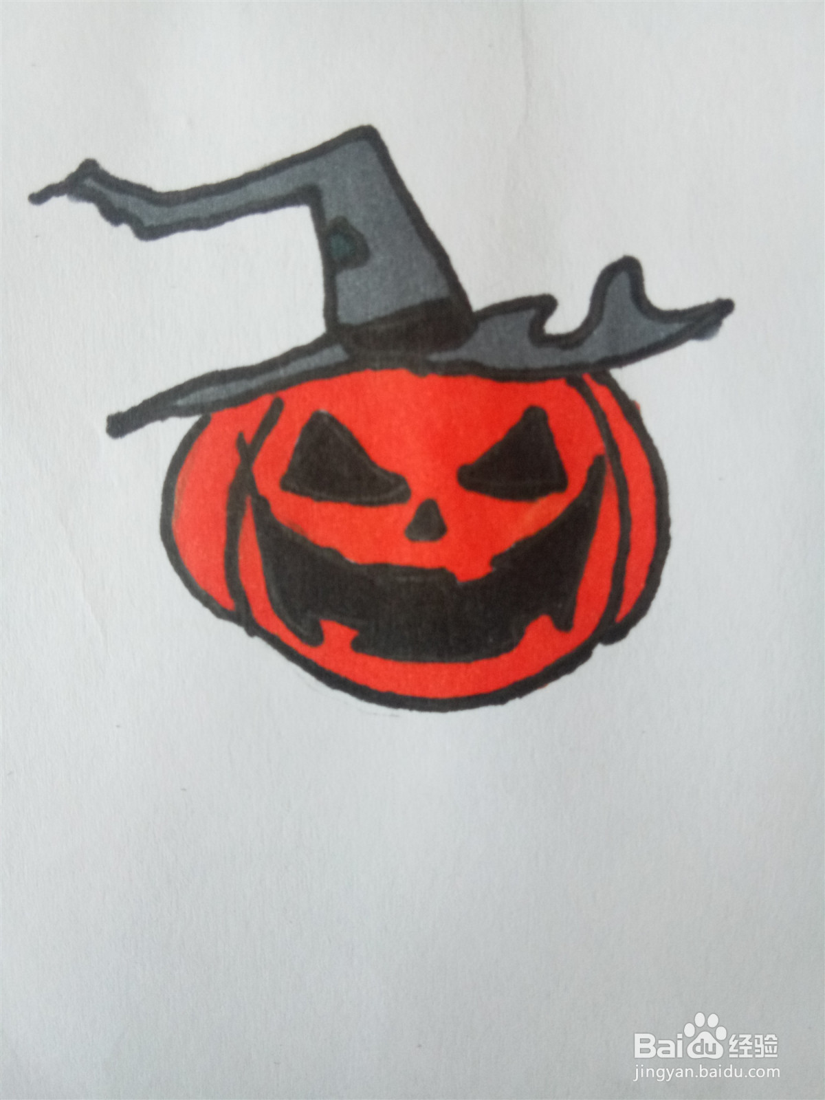 万圣节南瓜怎么画？