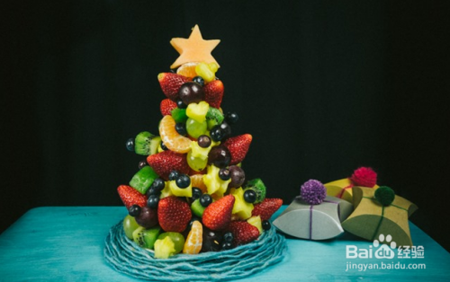 自制圣诞树蛋糕怎么用水果做圣诞树
