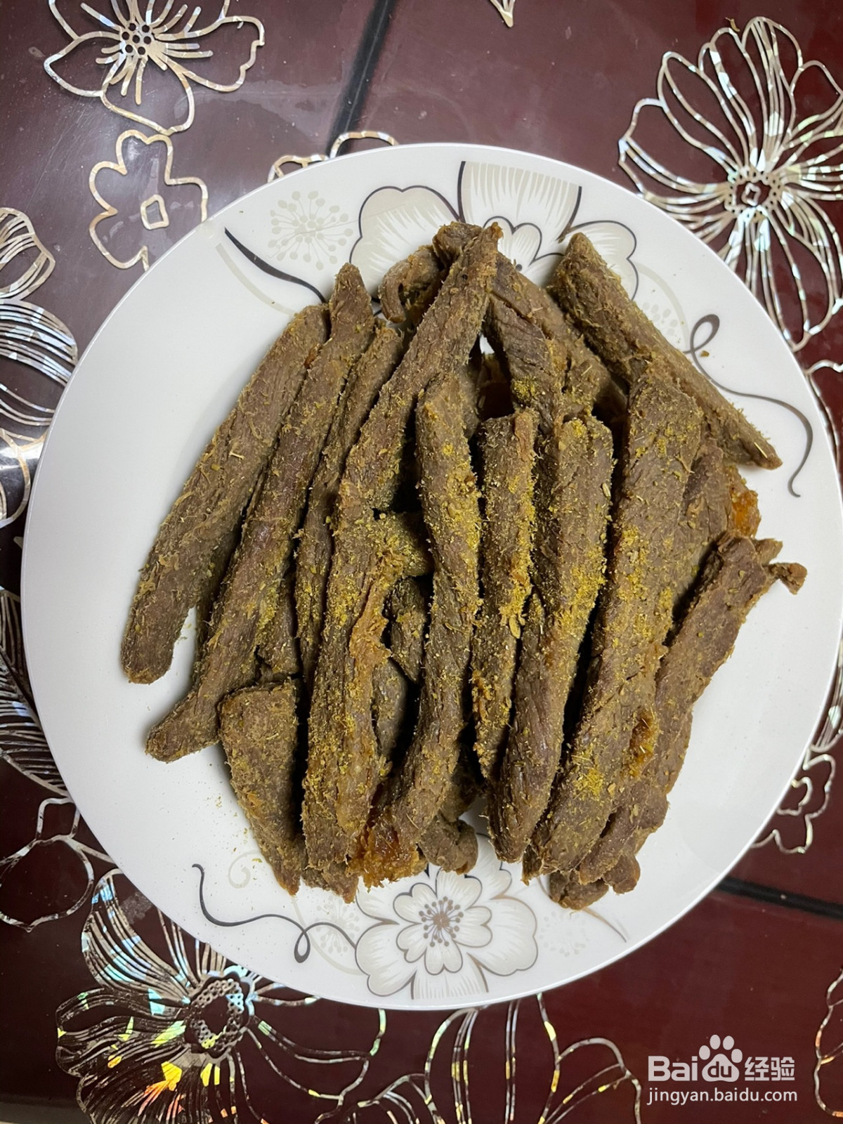 健身减脂不含油牛肉干的做法