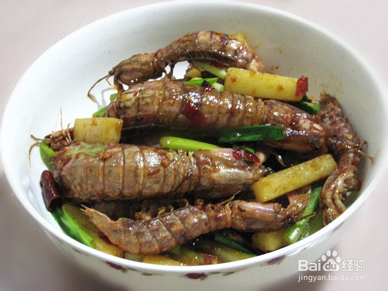 皮皮虾干锅的做法