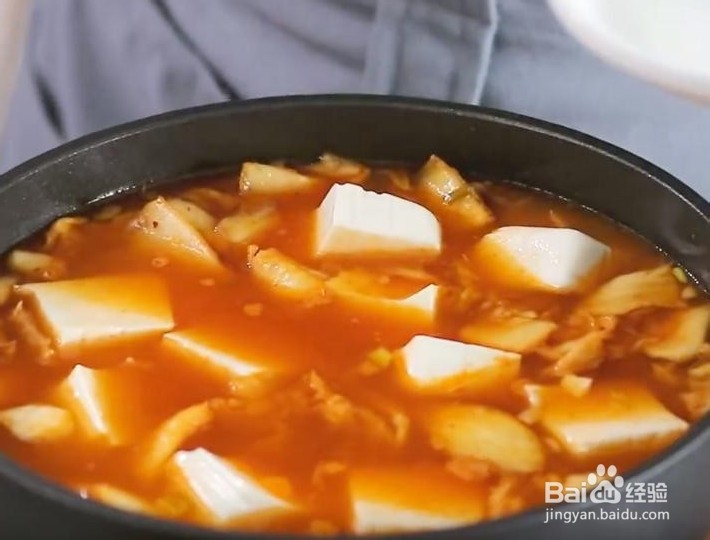 如何做韩式泡菜豆腐汤