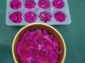 火龙果布丁的简单做法