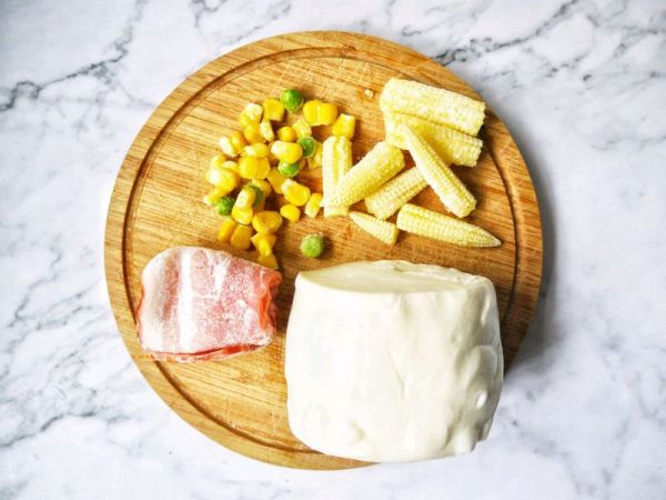 培根芝士烤馒头