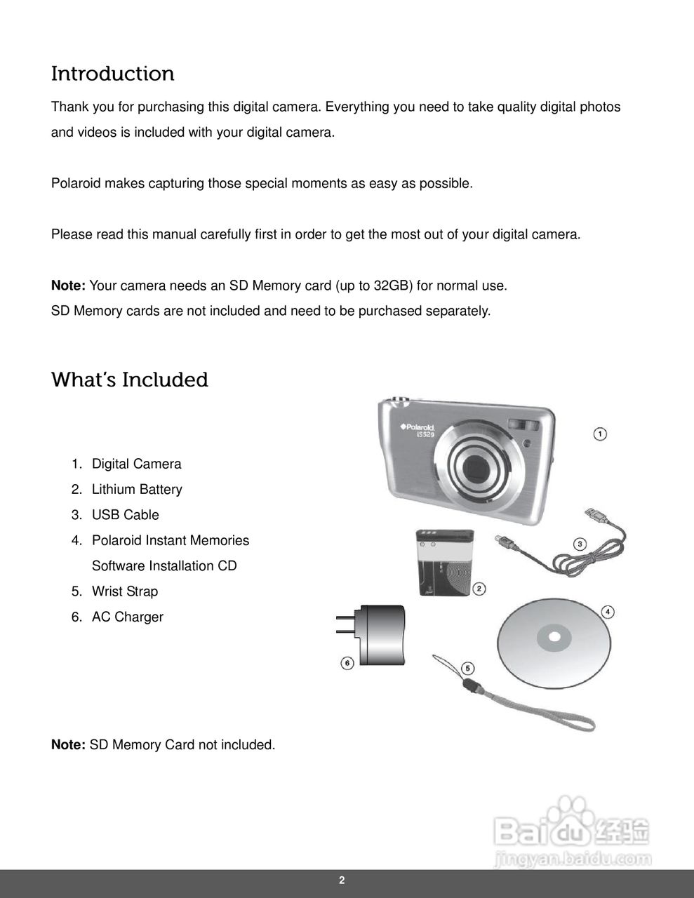 宝丽来IS529数码相机说明书:[1]