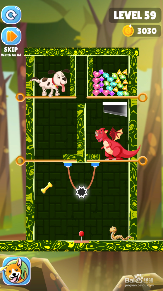 Save The Puppy的LEVEL 59怎样通关？