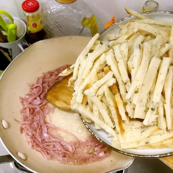 火腿鸡蛋煎土豆