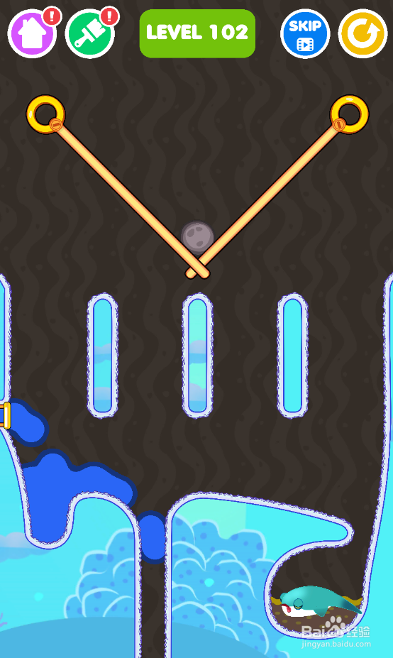 Save The Fish的LEVEL 102如何过关？